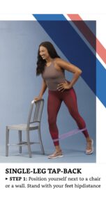 single-leg tap back step 1