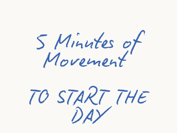 5 Minutes Of Movement To Start Your Day