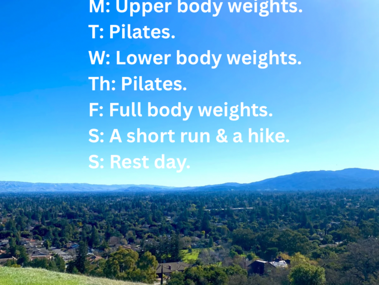 Plan Your Weekly Workouts