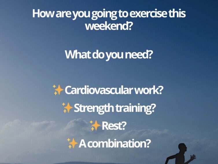 Planning Your Weekend Movement and Exercise